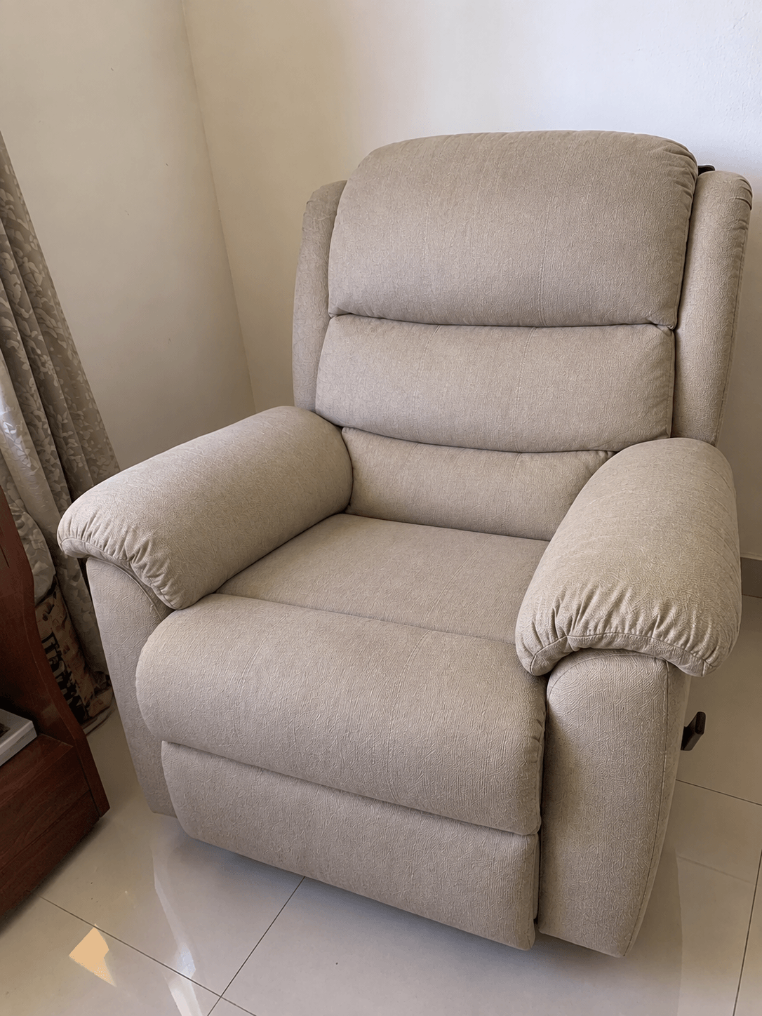 Recliner after repair